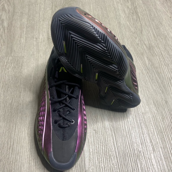 Addias A.E. 1J Anthony Edwards The Future GS Boys Shoe Size 7Y Purple NWT - Picture 6 of 14